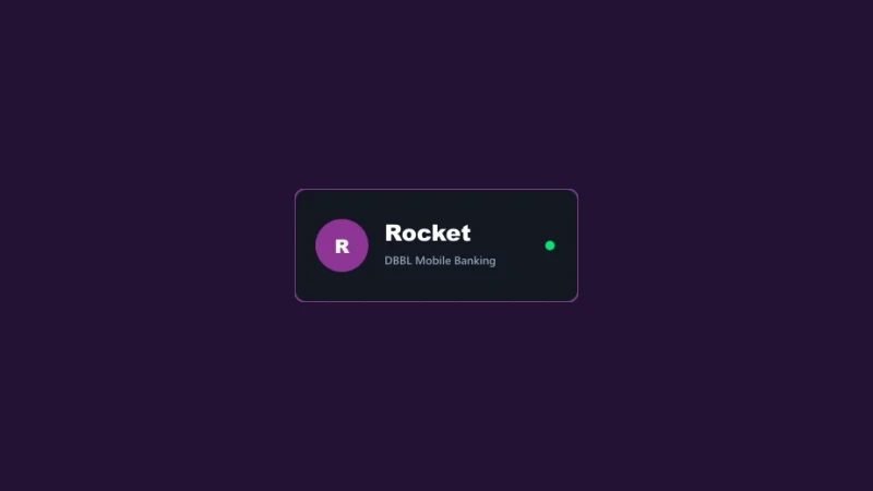 Rocket DBBL 12-digit mobile wallet number format diagram